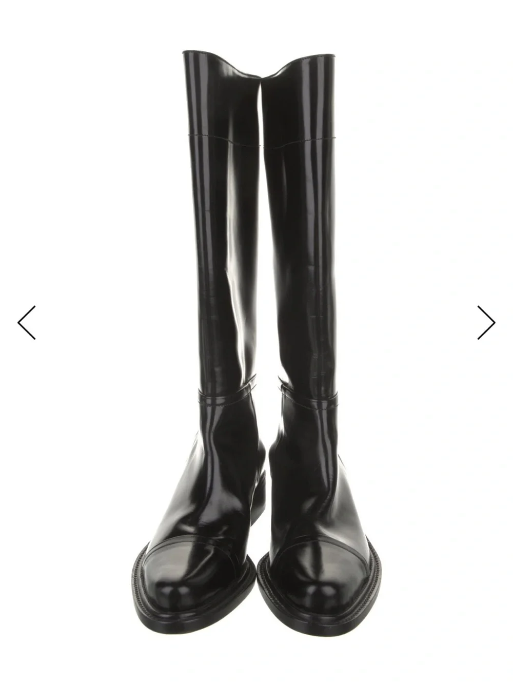 Prada Patent Leather Riding Boots